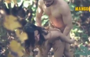 Hot Indian couple enjoying jungle sex