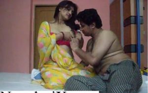 Taste of Indian boobs of sexy young maid