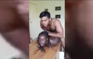 Indian Predominates ebonys pussy makes Her Dump