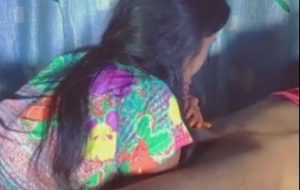 Nice oral sex by cute indian girl in home with enjoy