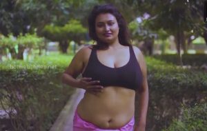 Sucharita Pink Saree 2022 Jhakkash Hot Bold Photoshoot Video