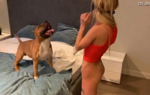 Free animal sex with a blonde beauty