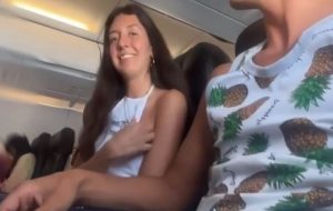 Public Blowjob On Airplane – We Got Caught